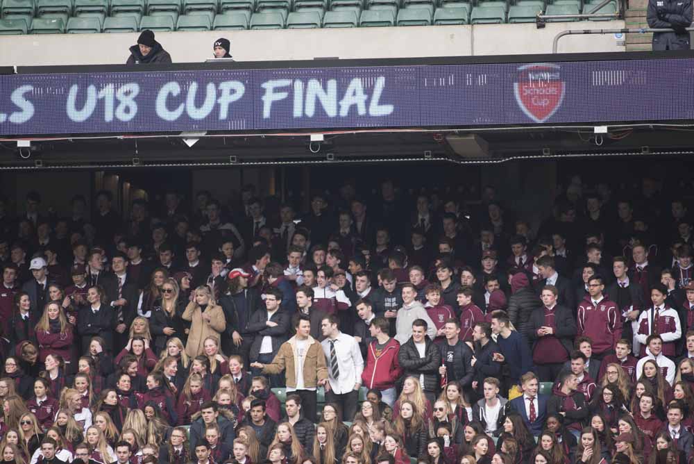 NatWest Schools Cup Final (won 18-10 against QEGS Wakefield